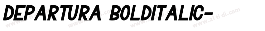 Departura BoldItalic字体转换 Departura BoldItalic字体转换